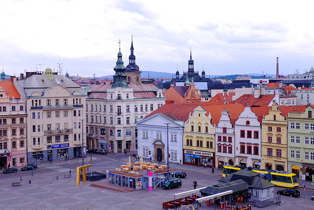 Republic Square, Pilsen (Plzen), West Bohemia, Czech Republic, Europe