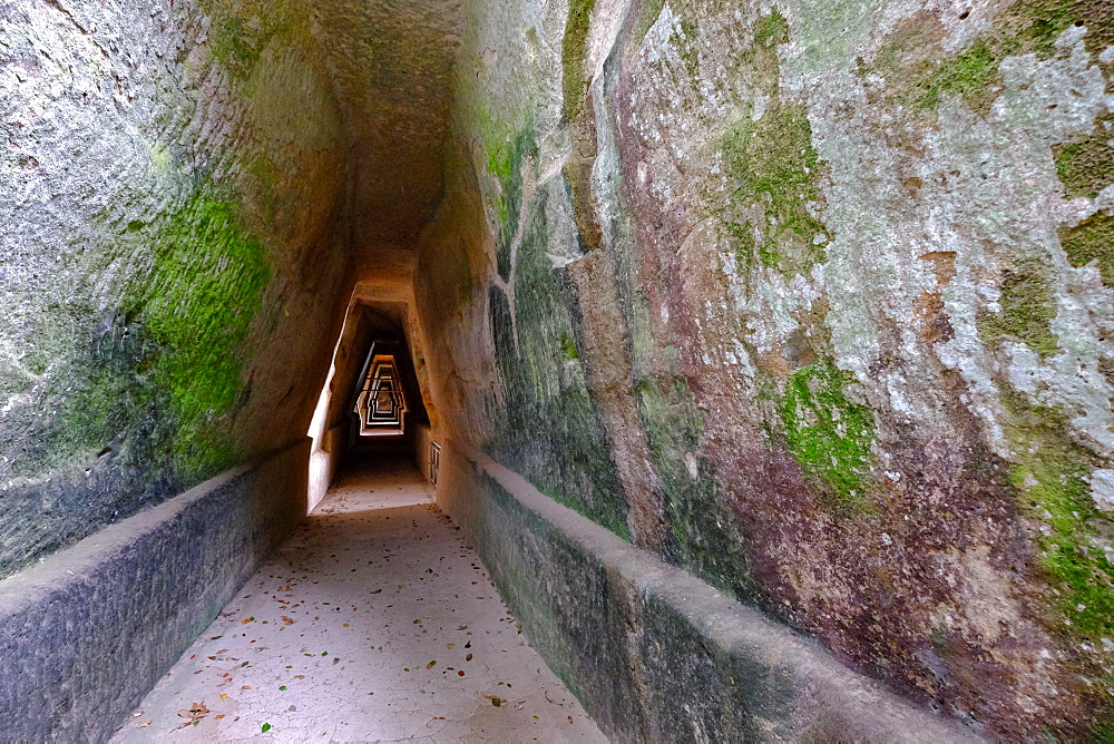 Antro della Sibilla, Cave of the Sibyl, Cumae, Bacoli, Pozzuoli, Naples, Campania, Italy, Europe