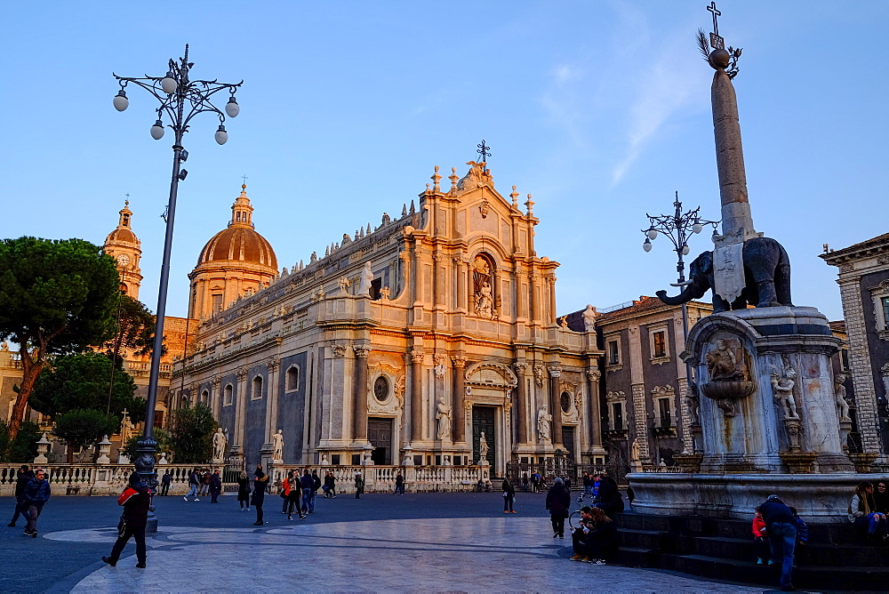 Catania Cathedral, dedicated to Saint Agatha, Catania, Sicily, Italy, Europe