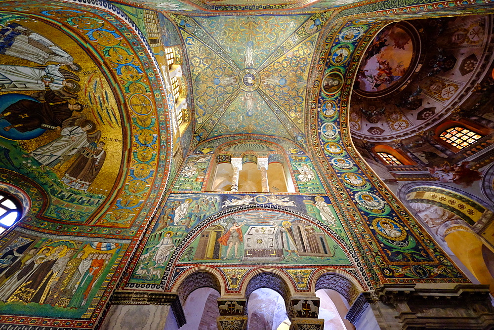 The Basilica of San Vitale, UNESCO World Heritage Site, Ravenna, Emilia-Romagna, Italy, Europe