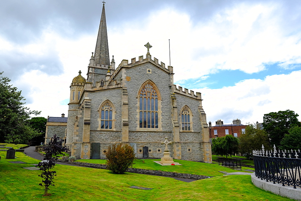 St. Columb's Cathedral in the walled city of Derry, Ulster, Northern Ireland, United Kingdom, Europe