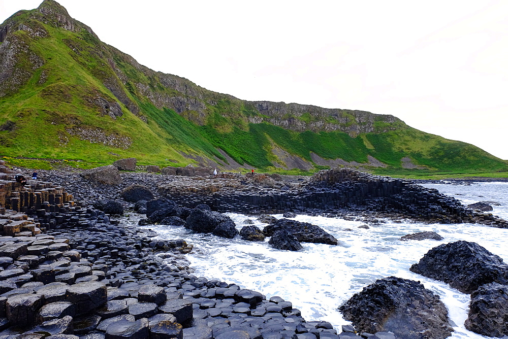 Giant's Causeway, UNESCO World Heritage Site, Bushmills, County Antrim, on the north coast of Northern Ireland. Ulster, Northern Ireland, United Kingdom, Europe