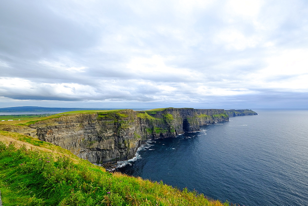 The Cliffs of Moher, Burren region in County Clare, Munster, Republic of Ireland, Europe