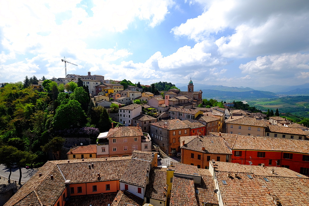 Rocca Malatestiana, Malatesta Castle, Verucchio, Rimini, Emilia Romagna, Italy, Europe