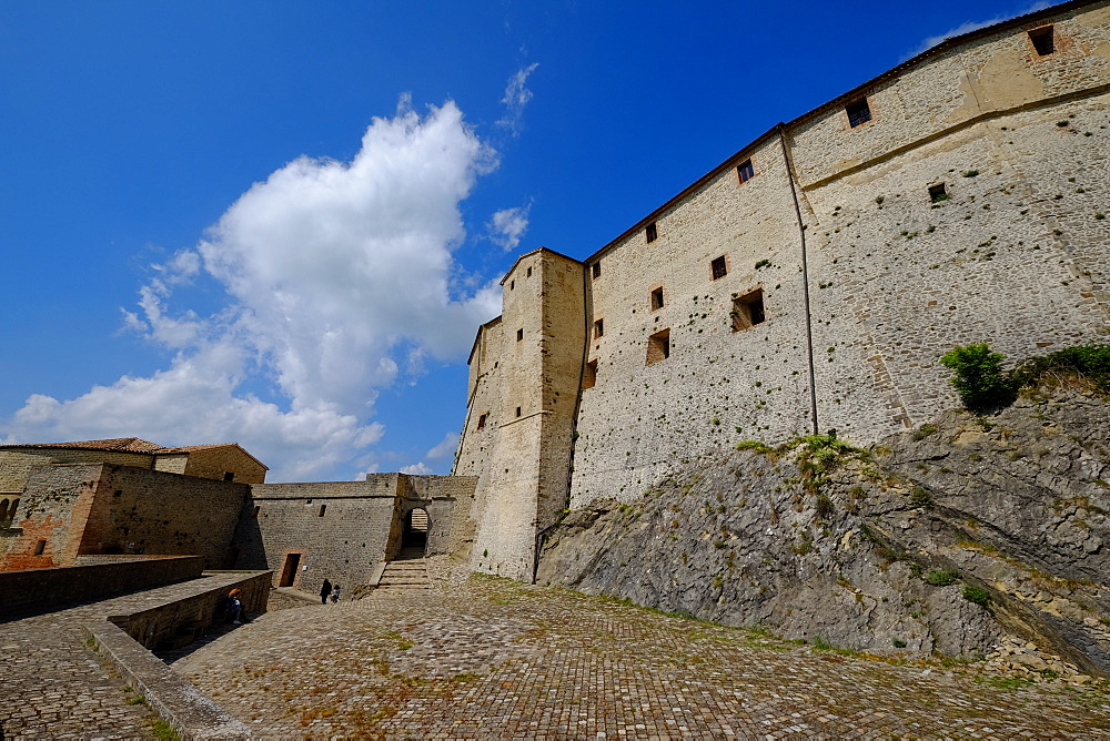 The fortress of San Leo, Rimini province, Emilia Romagna, Italy, Europe