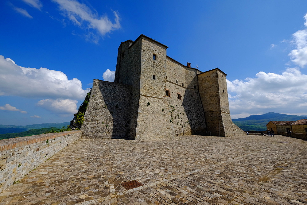 The fortress of San Leo, Rimini province, Emilia Romagna, Italy, Europe