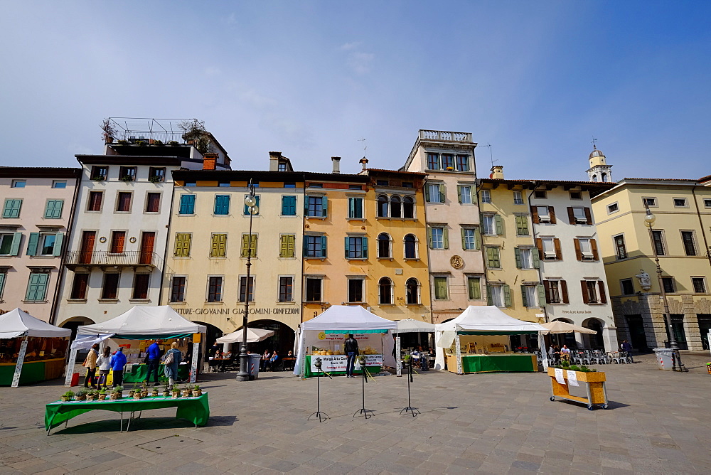 Piazza Matteotti (Piazza San Giacomo) (Piazza delle Erbe), Udine, Friuli Venezia Giulia, Italy, Europe