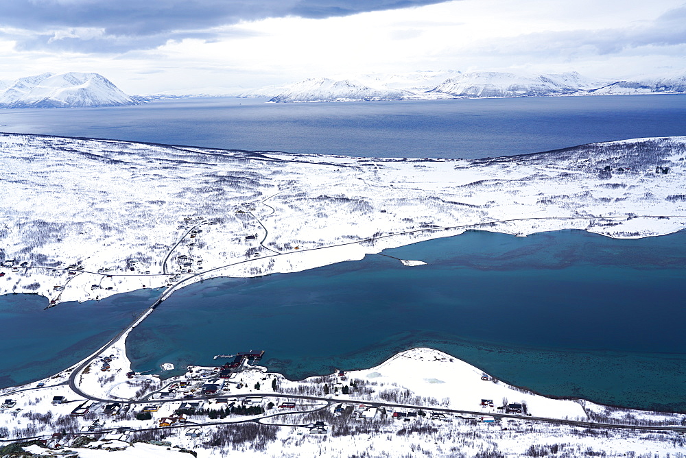 Lyngen Alps, Nordlenangen, Lyngen peninsula, Troms County, Norway, Scandinavia, Europe