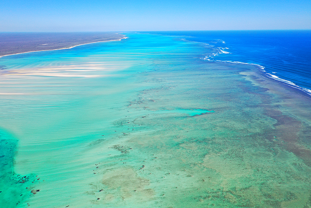 Coral reef near Ambatomilo, South Western coast of Madagascar, Indian Ocean, Africa