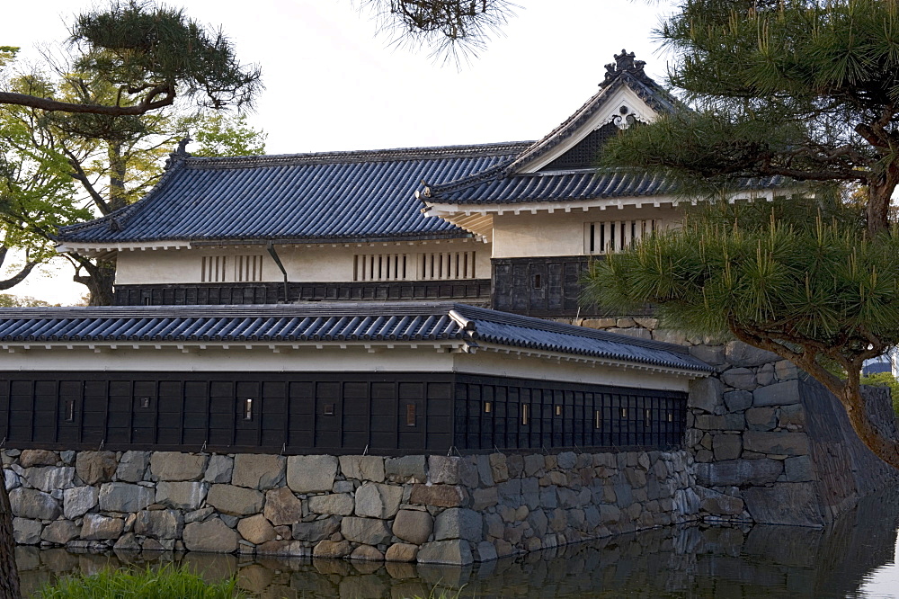 The 16th century Matsumoto Castle, mostly original construction and a National Treasure of Japan, Nagano, Japan