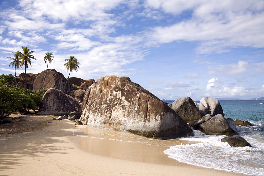 The Baths, large granite boulders, Virgin Gorda, British Virgin Islands, West Indies, Caribbean, Central America