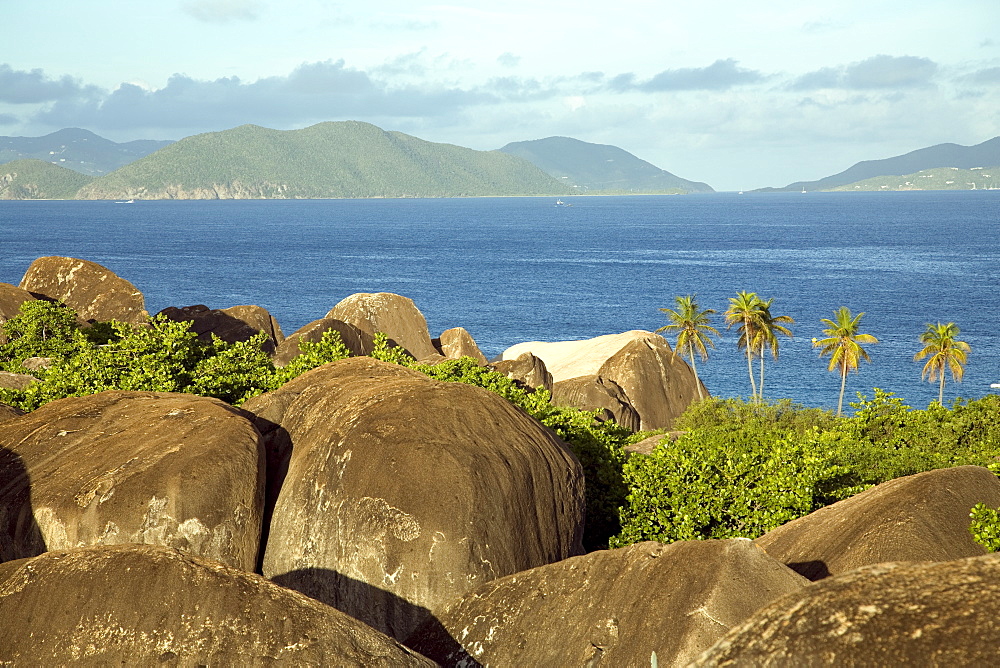 The Baths, large granite boulders, Virgin Gorda, British Virgin Islands, West Indies, Caribbean, Central America