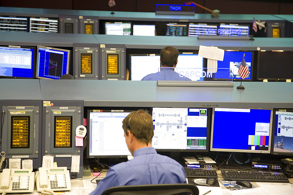 Mission Control room at NASA, Houston, Texas, United States of America, North America