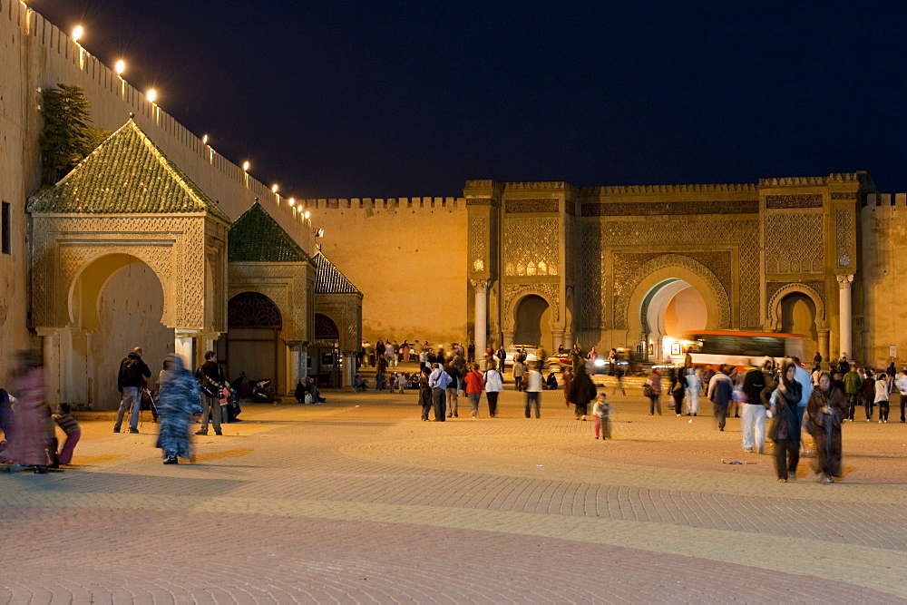 El-Hedim square, Meknes, Morocco, North Africa, Africa