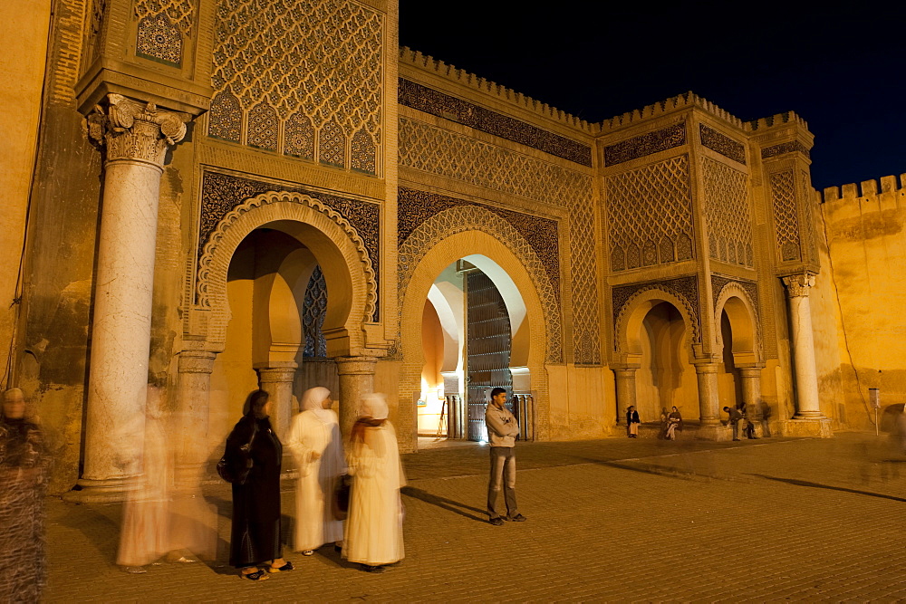 Bab el Mansour, Meknes, UNESCO World Heritage Site, Morocco, North Africa, Africa