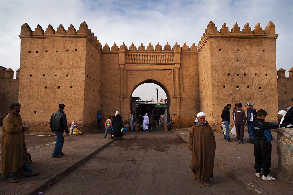 Sidi Abdelwahab gate, Oujda, Oriental Region, Morocco, North Africa, Africa