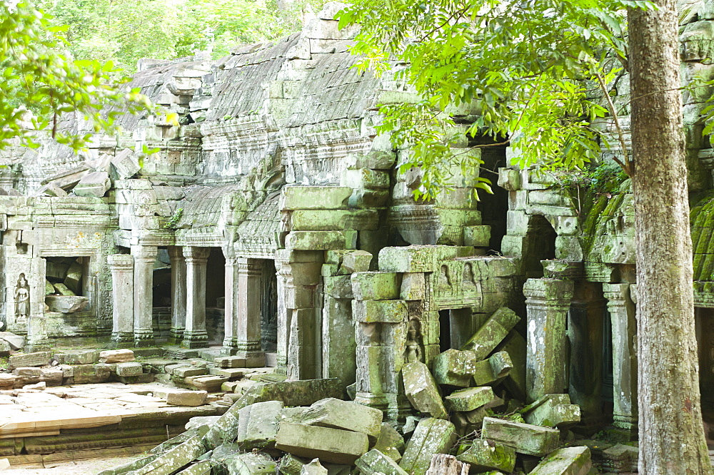 Ruins of Preah Khan Temple, UNESCO World Heritage Site, Angkor, Siem Reap, Cambodia, Indochina, Southeast Asia, Asia