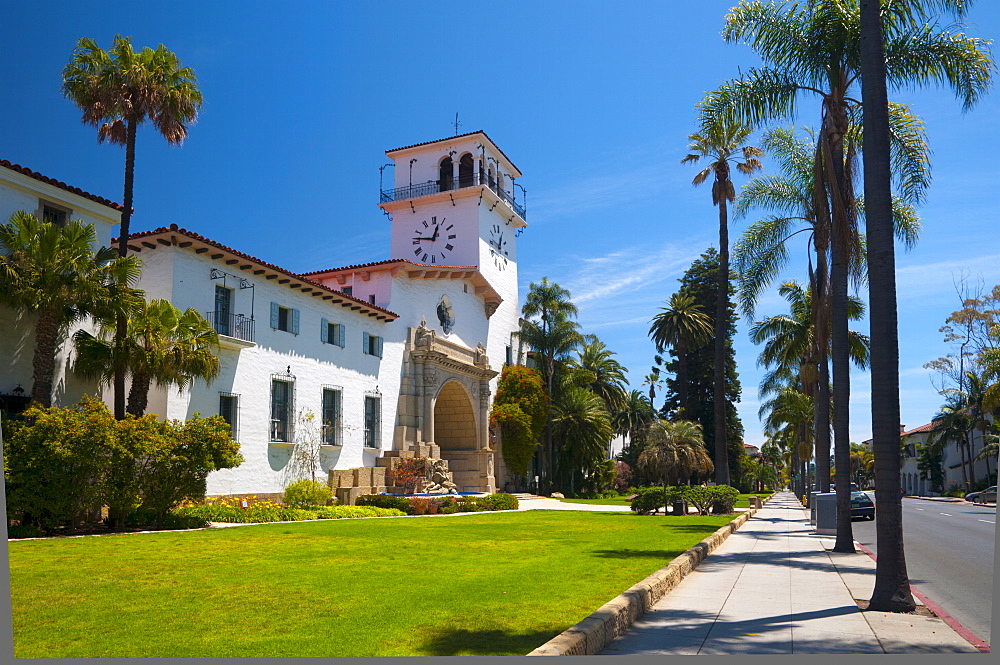 County Courthouse, Santa Barbara, California, United States of America, North America