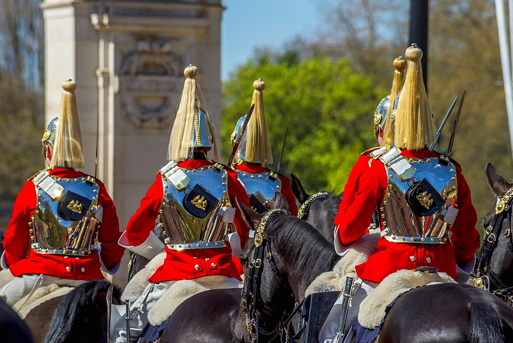 Changing of the Guard, The Mall, Buckingham Palace, London, England, United Kingdom, Europe