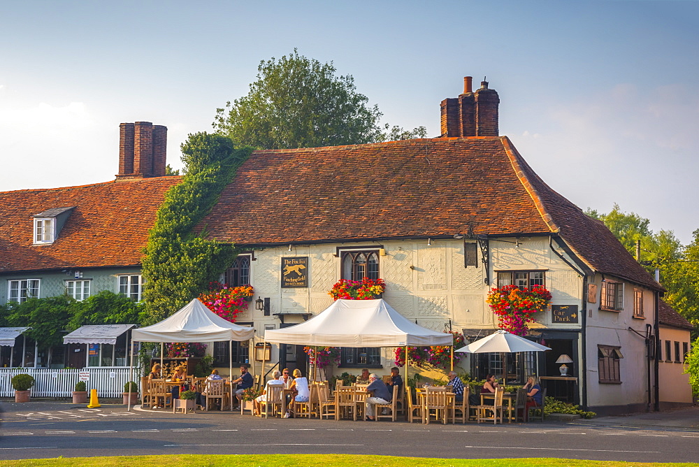 The Fox Inn, Finchingfield, Suffolk, England, United Kingdom, Europe