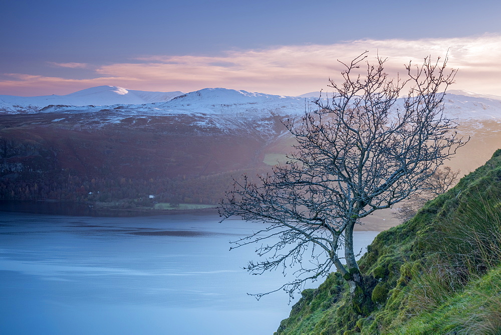 Derwentwater from Cat Bells, Lake District National Park, Cumbria, England, United Kingdom, Europe