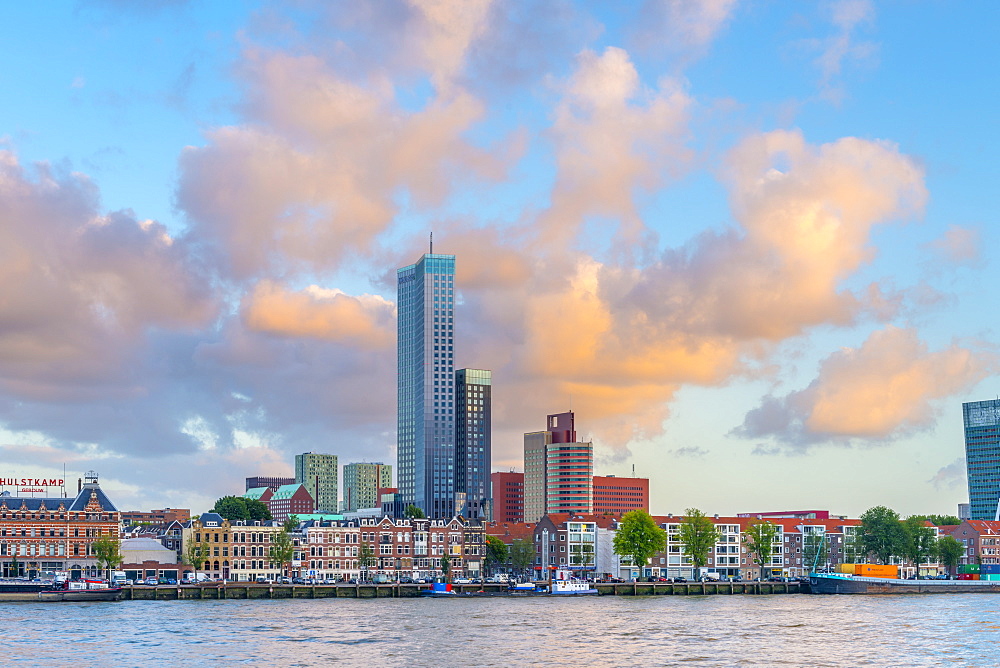 Maaskade, Rotterdam, South Holland, The Netherlands, Europe