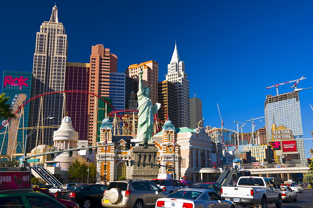 New York New York Hotel and Casino, Las Vegas, Nevada, United States of America, North America