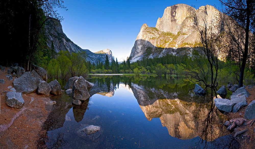 Mirror Lake, Yosemite National Park, UNESCO World Heritage Site, California, United States of America, North America