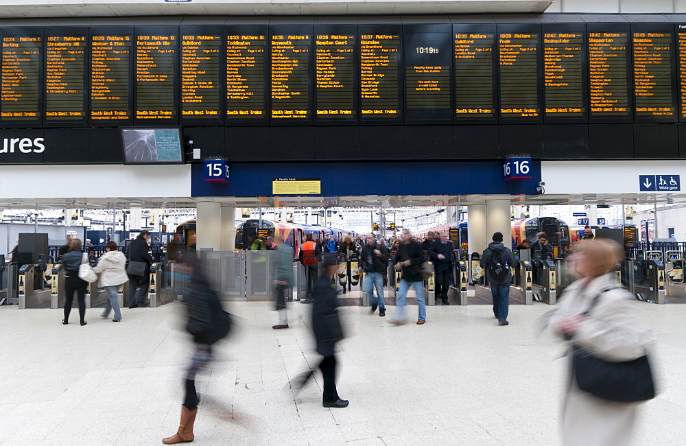 Waterloo Station, London, England, United Kingdom, Europe