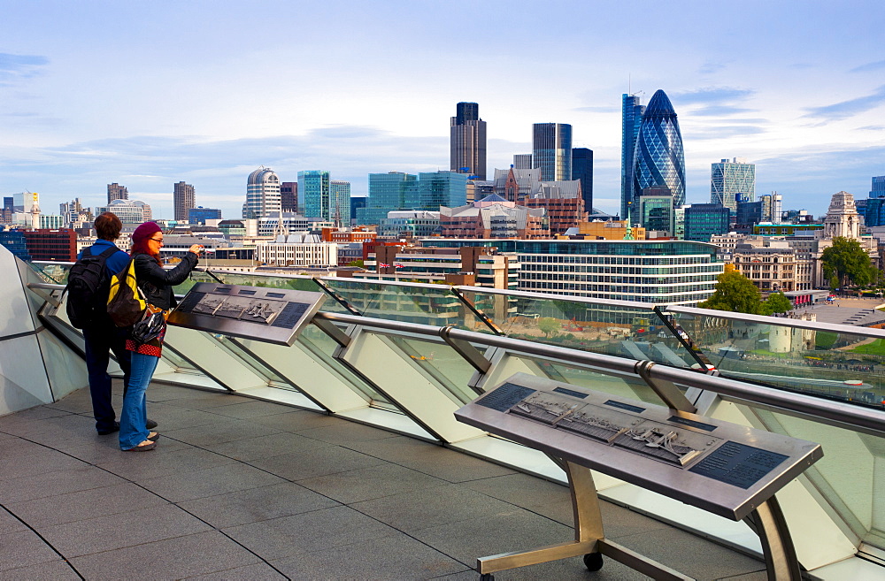 The City of London from City Hall, London, England, United Kingdom, Europe