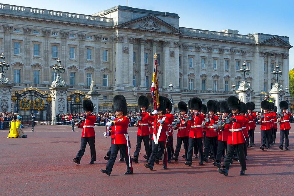 Changing of the Guard, Buckingham Palace, London, England, United Kingdom, Europe