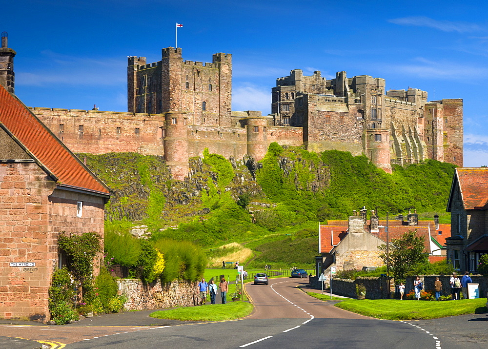 Bamburgh Castle, Northumberland, England, United Kingdom, Europe