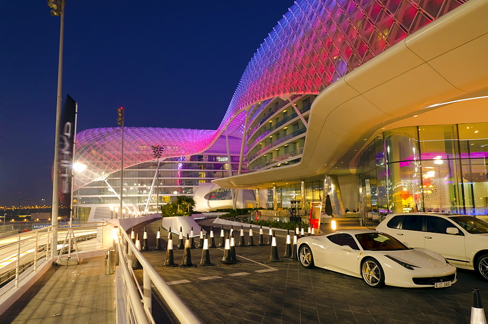 The Yas Hotel, Yas Island, Abu Dhabi, United Arab Emirates, Middle East