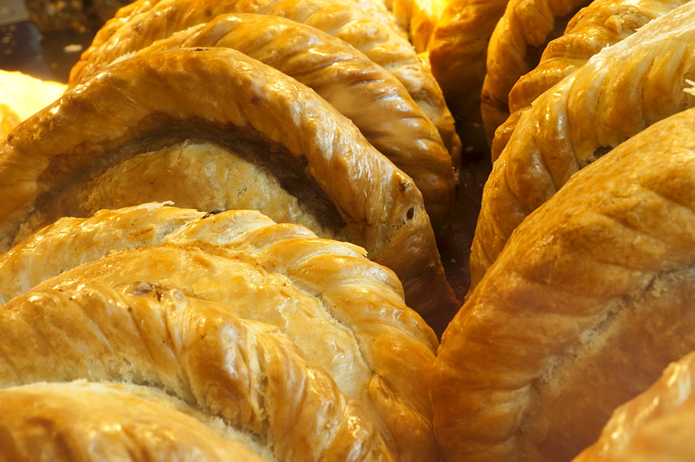 Cornish pasties, Padstow, Cornwall, England, United Kingdom, Europe