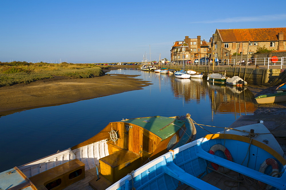 The Harbour on Agar Creek, Blakeney, Norfolk, England, United Kingdom, Europe