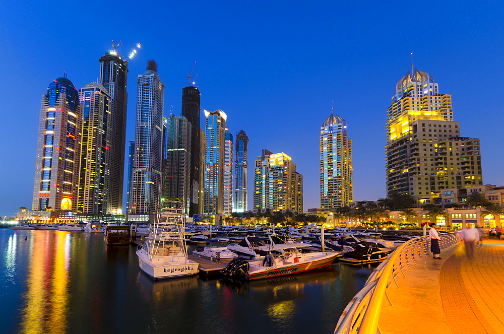 Dubai Marina, Dubai, United Arab Emirates, Middle East