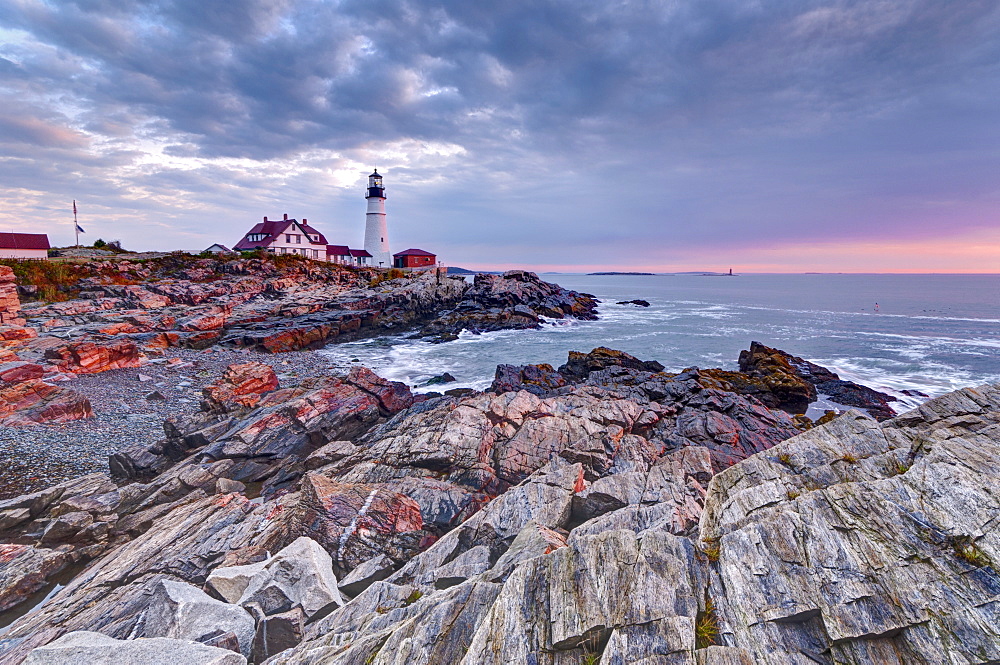 Portland Head Lighthouse, Portland, Maine, New England, United States of America, North America