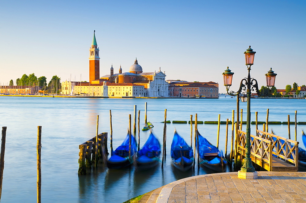 San Giorgio Maggiore Church across Basino di San Marco, Venice, UNESCO World Heritage Site, Veneto, Italy, Europe