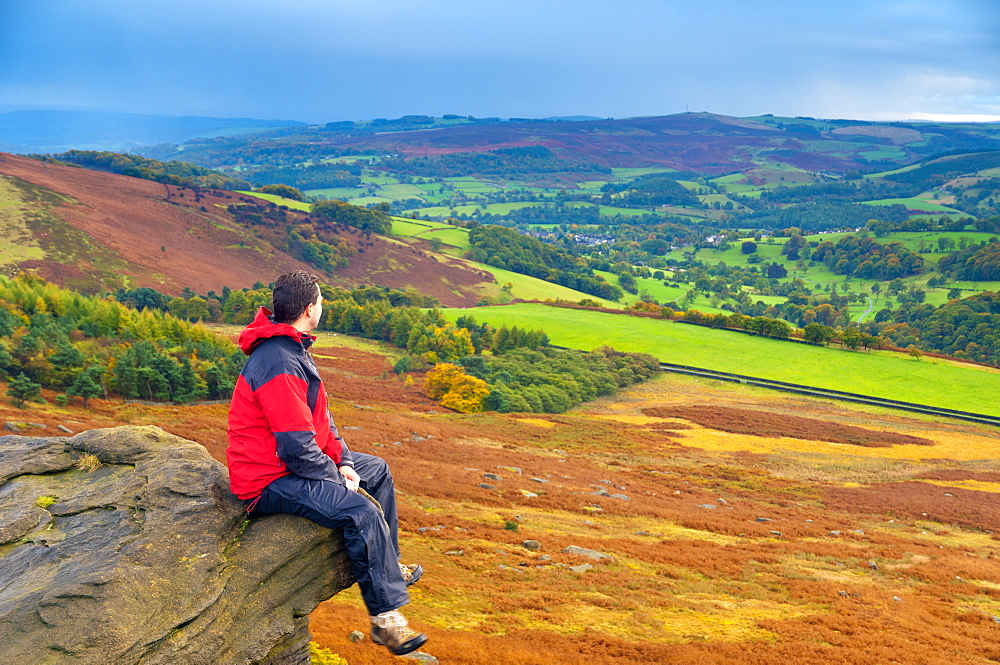 Stanage Edge, Peak District National Park, Derbyshire, England