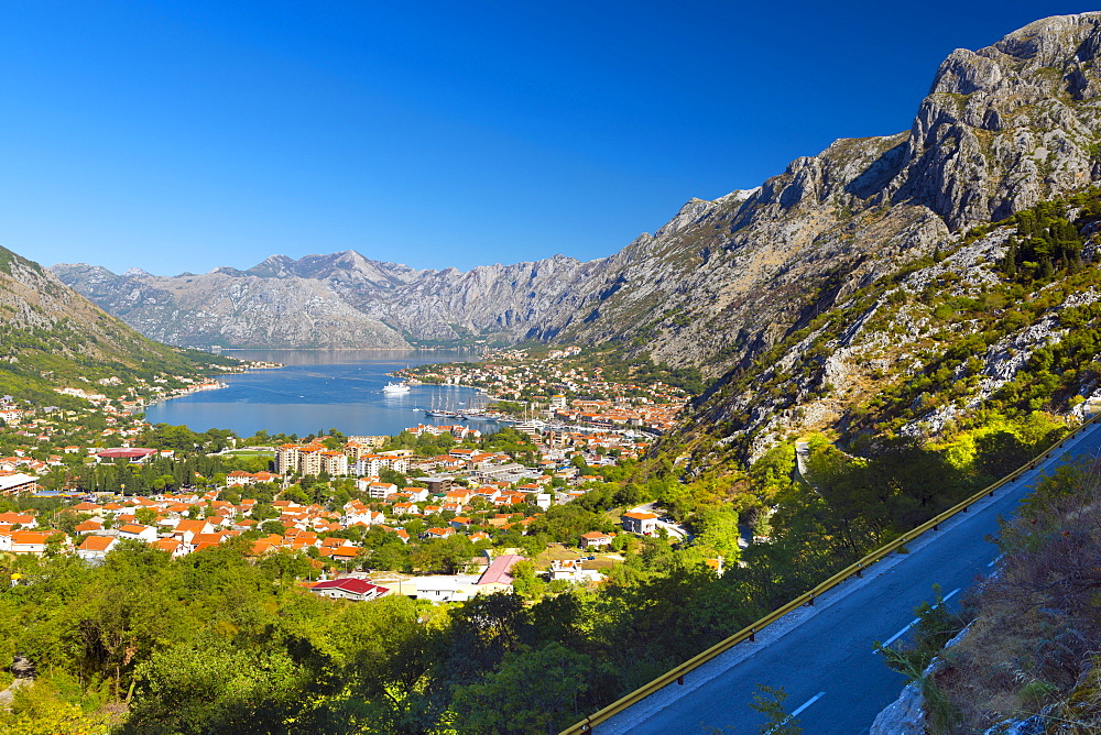 Kotor, Bay of Kotor, UNESCO World Heritage Site, Montenegro, Europe 