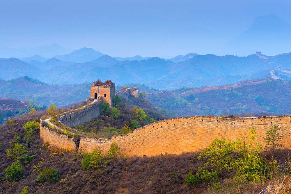 Gubeikou to Jinshanling section of the Great Wall of China, UNESCO World Heritage Site, Miyun County, Beijing Municipality, China, Asia