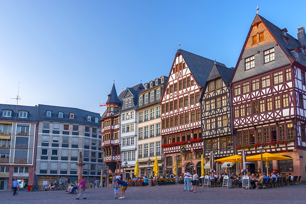 Romerberg, Altstadt (Old Town), Frankfurt am Main, Hesse, Germany, Europe