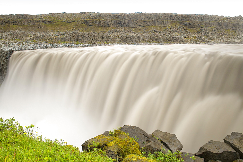 Dettifoss waterfall near Myvatn in Vatnajokull National Park, northeast area, Iceland, Polar Regions