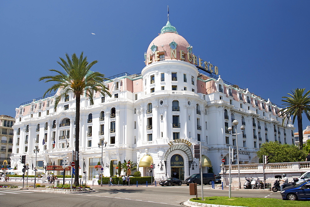 Le Negresco Hotel, Nice, Provence, Cote d'Azur, French Riviera, France, Mediterranean, Europe