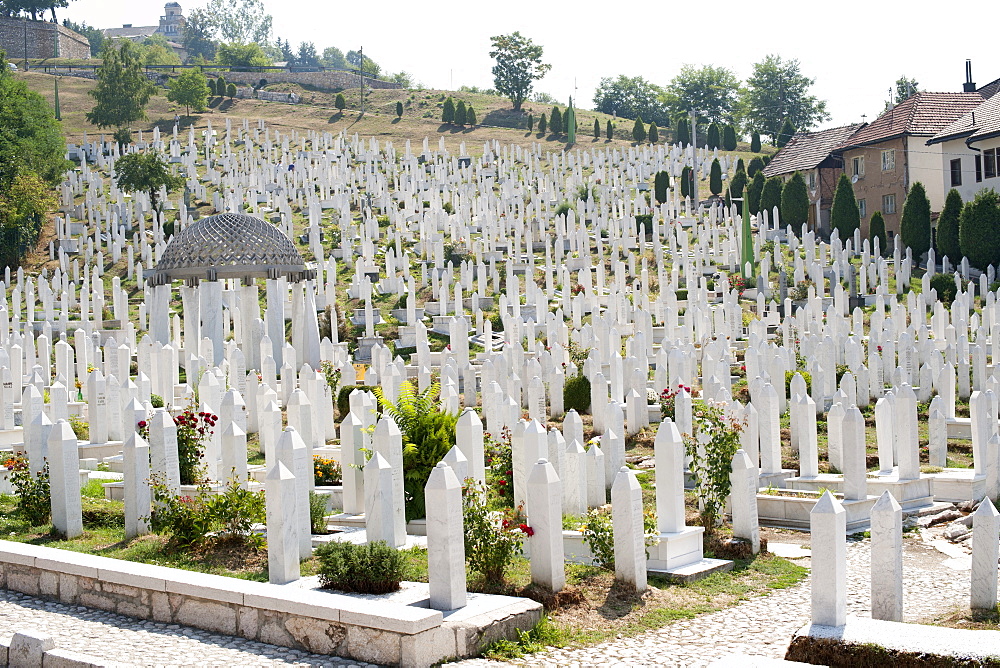 Martyrs Memorial Cemetery, Kovaci, Sarajevo, Bosnia and Herzegovina, Euruope