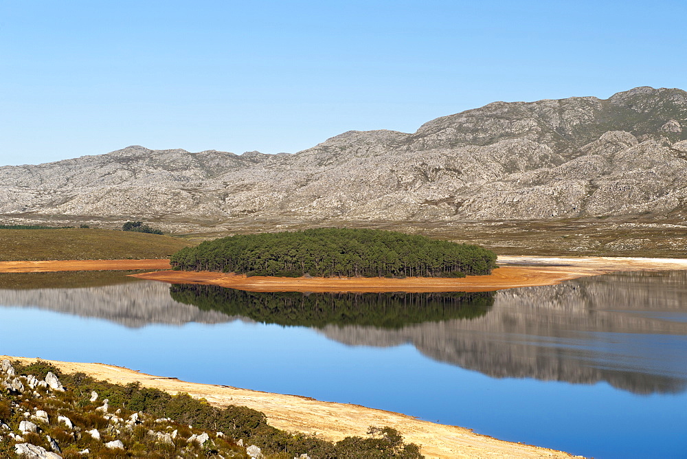 Steenbras Dam in the Western Cape Province of South Africa, Africa