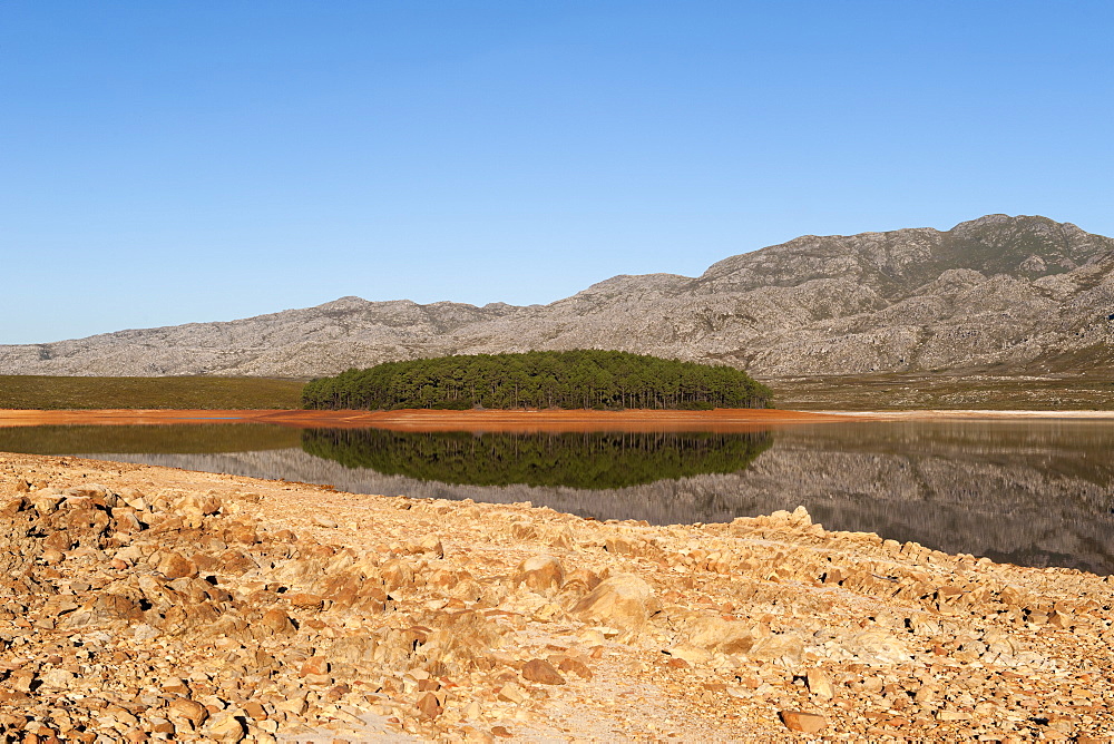 Steenbras Dam in the Western Cape Province of South Africa, Africa