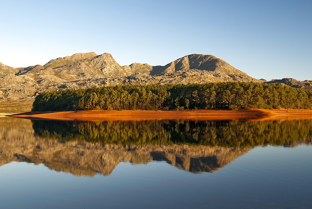 Steenbras Dam in the Western Cape Province of South Africa, Africa