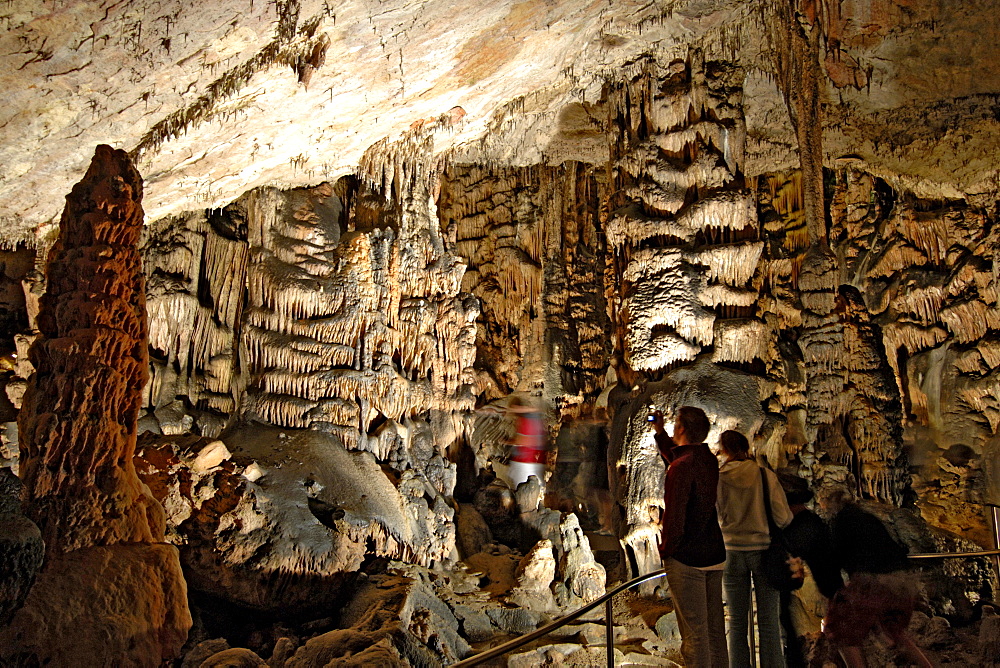 Interior of the Baradla-Domica cave system in the Aggtelek National park which stradles the border between Hungary and Slovakia.