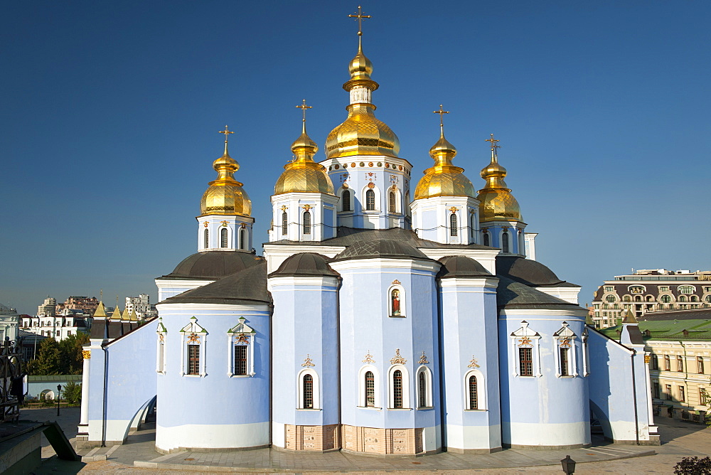 St. Michael's Golden-Domed Monastery in Kiev, the capital of Ukraine, Europe